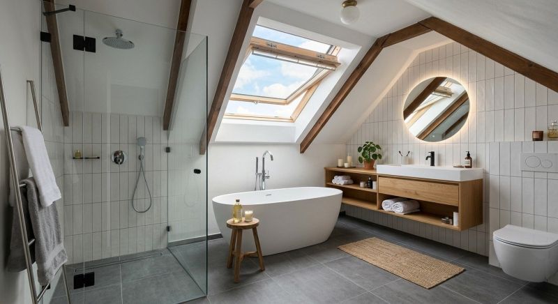 Attic Bathroom Remodeling in Warren County, OH