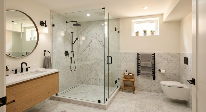 Basement Bathroom Remodeling in Warren County, OH