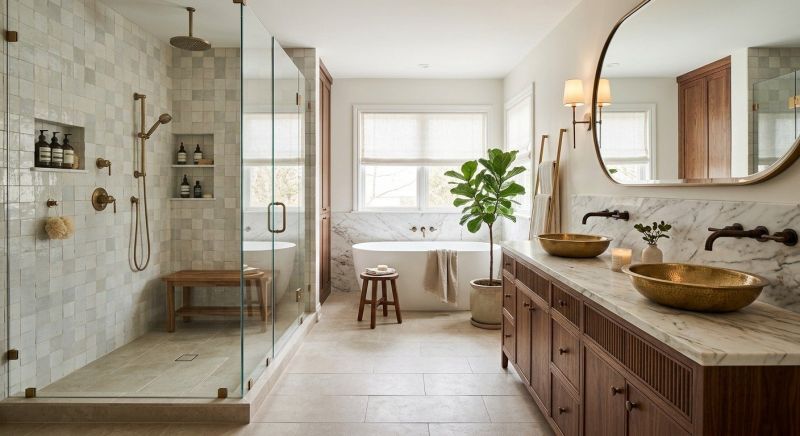 Luxury Bathroom Installation in Warren County, OH